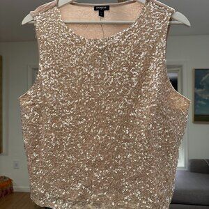 Express Sequin Top NWT